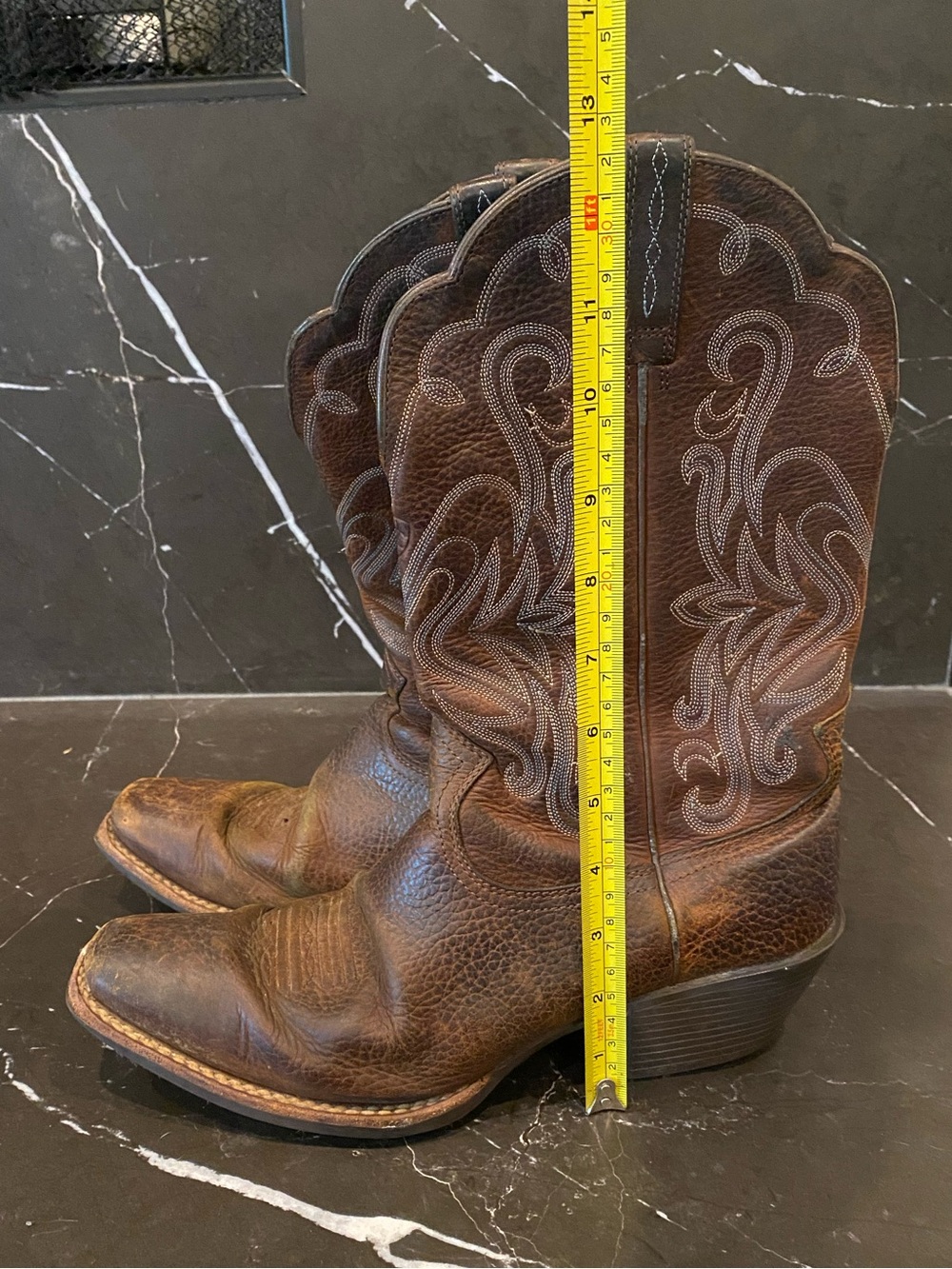 Leather Cowboy Boots - Picture 6 of 7